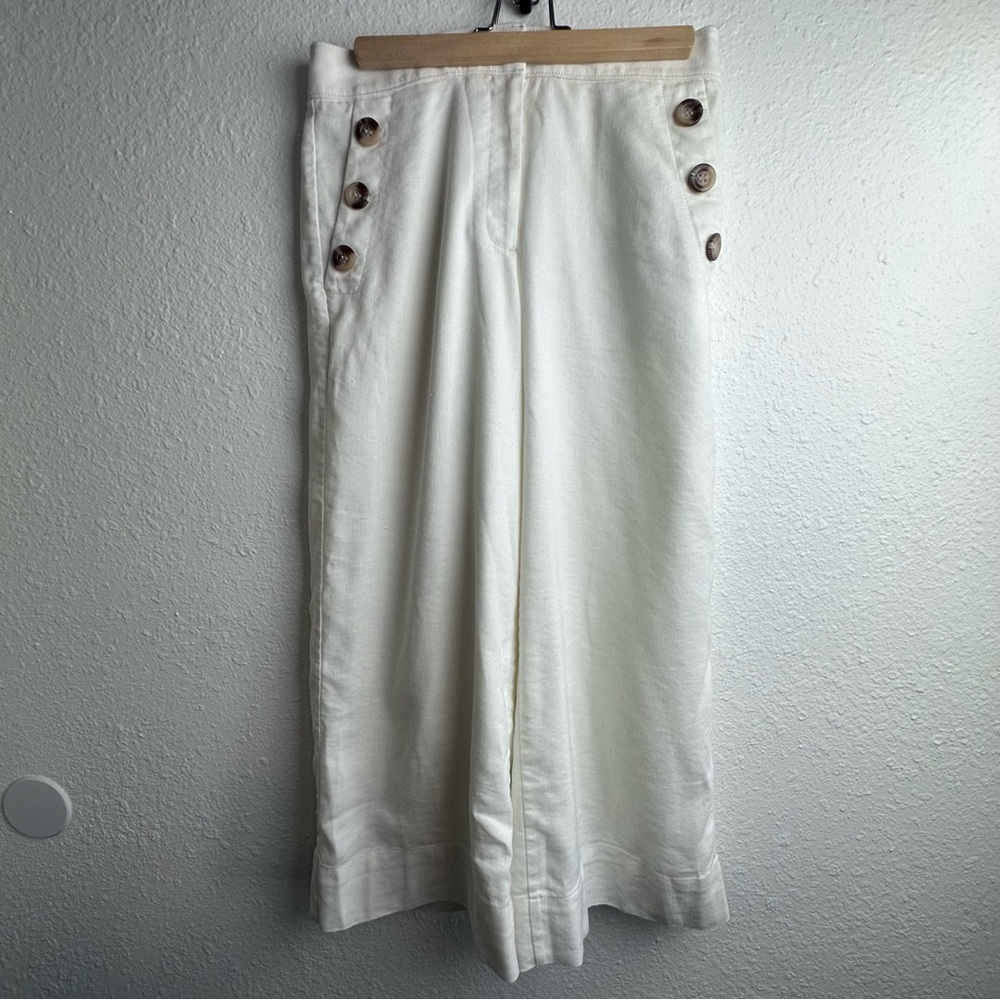 Ann Taylor Elegant Cream Trousers